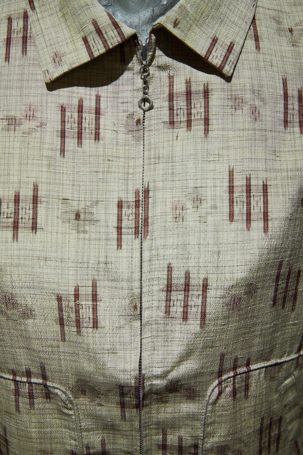 生成の絣シャツジャケット